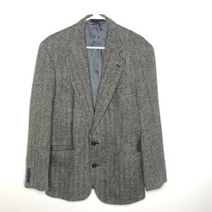 Lord & Taylor Herringbone Wool Blazer